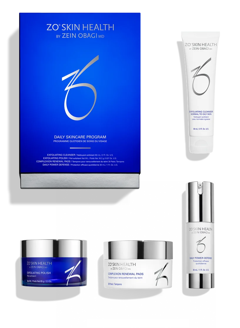 Programme quotidien soin de la peau